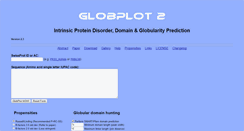 Desktop Screenshot of globplot.embl.de