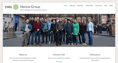 Desktop Screenshot of hentze.embl.de