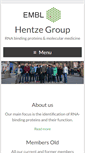 Mobile Screenshot of hentze.embl.de