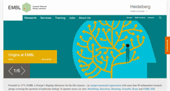 Desktop Screenshot of embl.de