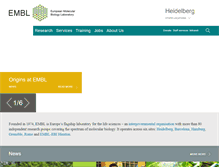 Tablet Screenshot of embl.de