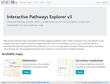 Tablet Screenshot of pathways.embl.de